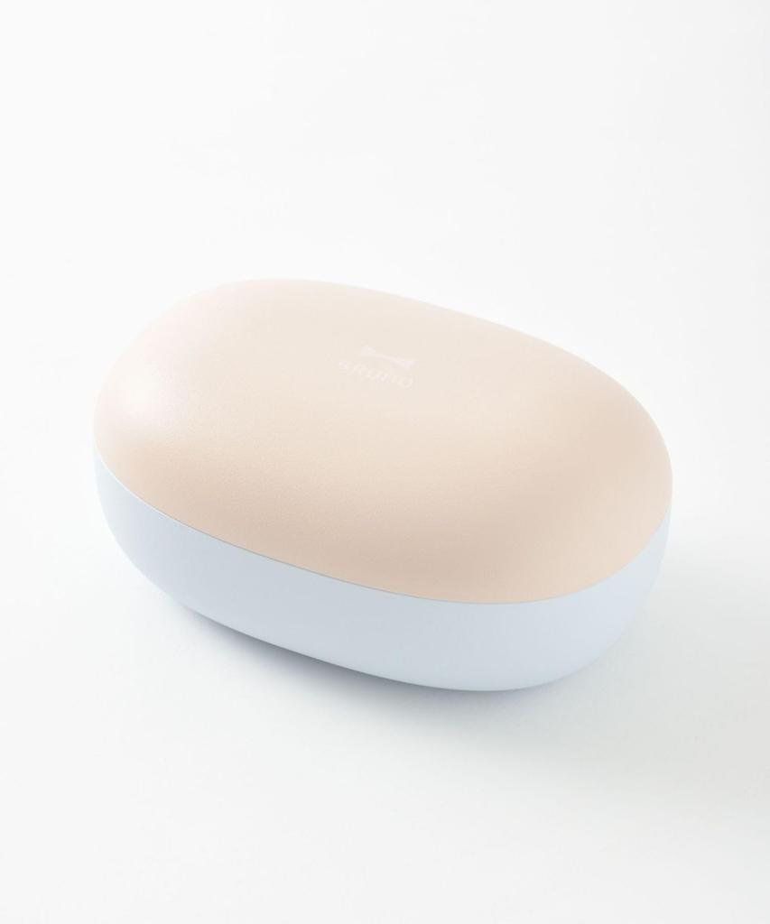 BRUNO Yamanaka Lacquer Two-Tone Lunch Box, Mayu, Single Tier, Dishwasher and Microwave Safe, Round, Gray, Size Not Available, RBHK014-GY