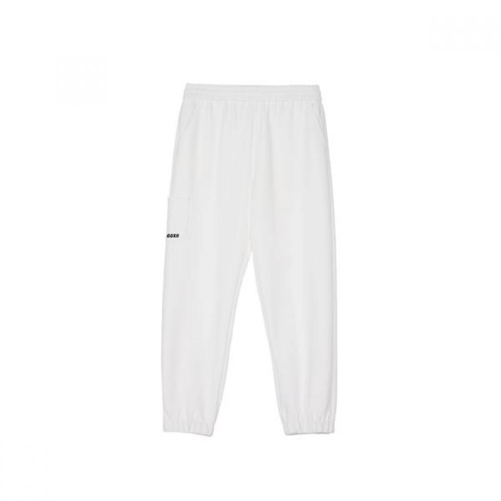 GOXO Jogger Pants White Hooksl Heart