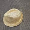 Simple Unisex Beach Sun Straw Hats For Women And Men Summer Casual Panama Hat Female Jazz Hat Trendy Breathable Fedora Sun Cap
