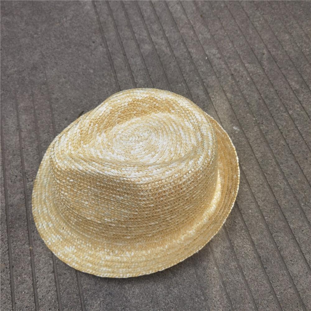 Simple Unisex Beach Sun Straw Hats For Women And Men Summer Casual Panama Hat Female Jazz Hat Trendy Breathable Fedora Sun Cap