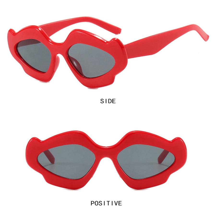 Modische Sonnenbrille Unregelmäßige Sonnenbrille Nicht polarisiertes Modeaccessoire