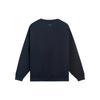 Li-Ning Embroidered Letter Pullover Long Sleeve Sweatshirt Unisex Tops Black AWDS927-3