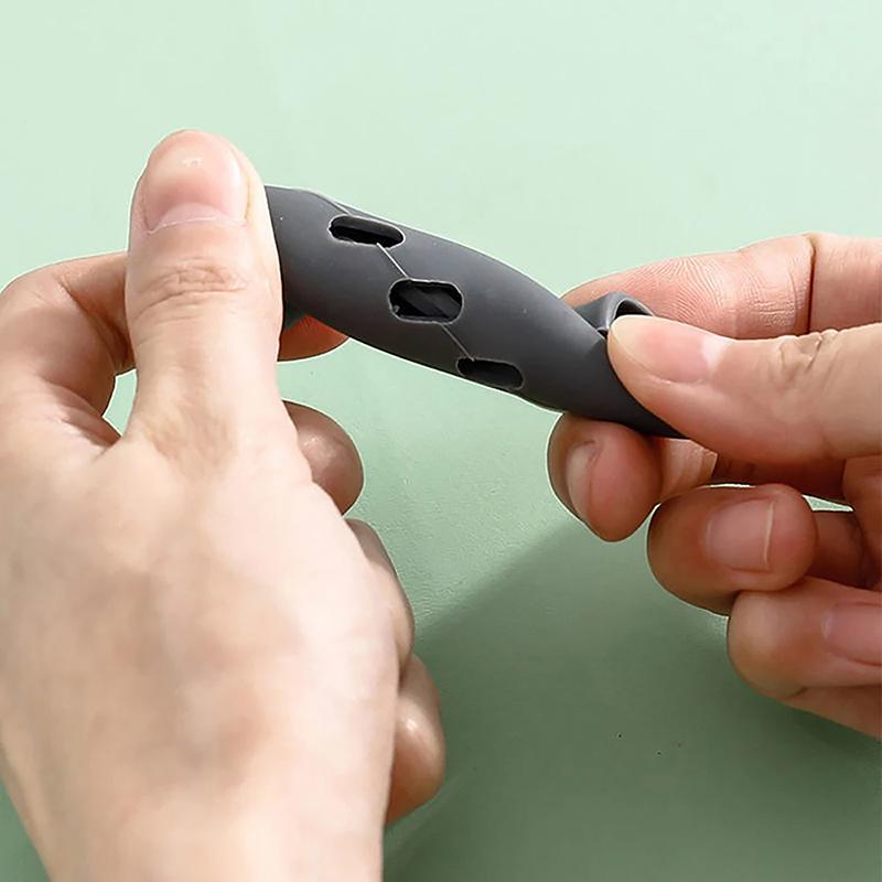 2Pcs Silicone Pan Handle Heat Insulation Covers / Pot Ear Clip Steamer Casserole Handle Holder Non-Slip Kitchen Tool