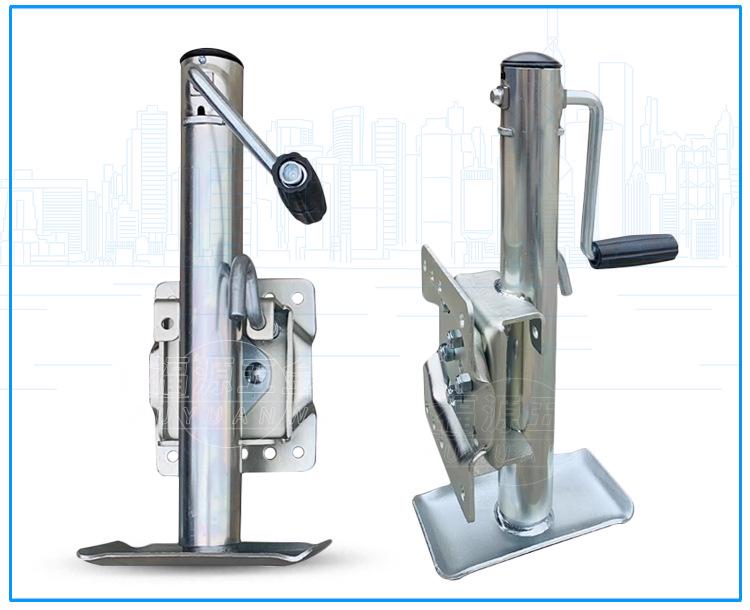 Heavy-Duty Hand-Crank Adjustable Lifter with Ground Brake and Support Frame