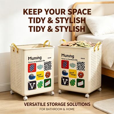 Cesta De Ropa Sucia Plegable, Organizador De Juguetes De Gran Capacidad Para Baño Y Hogar