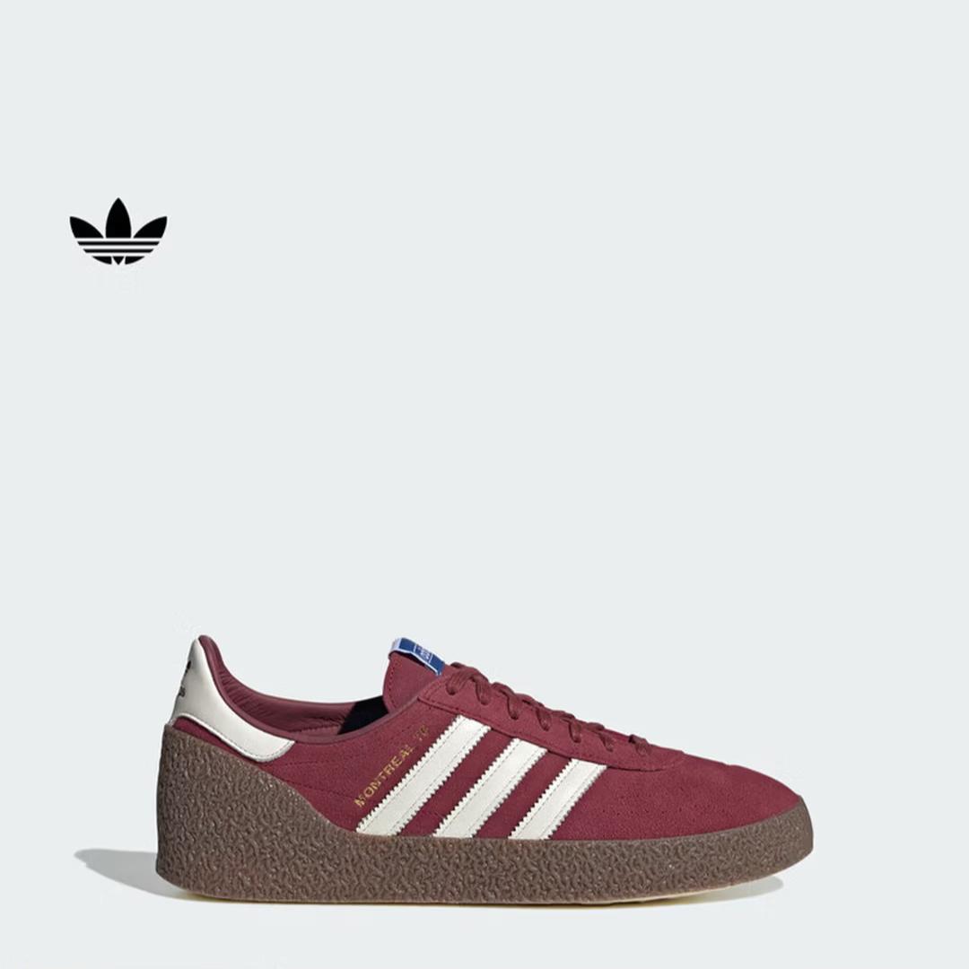

Обувь Adidas - Классические спортивные кроссовки Montreal 76 для мужчин и женщин Adidas Трилистник JR8371 36 красный