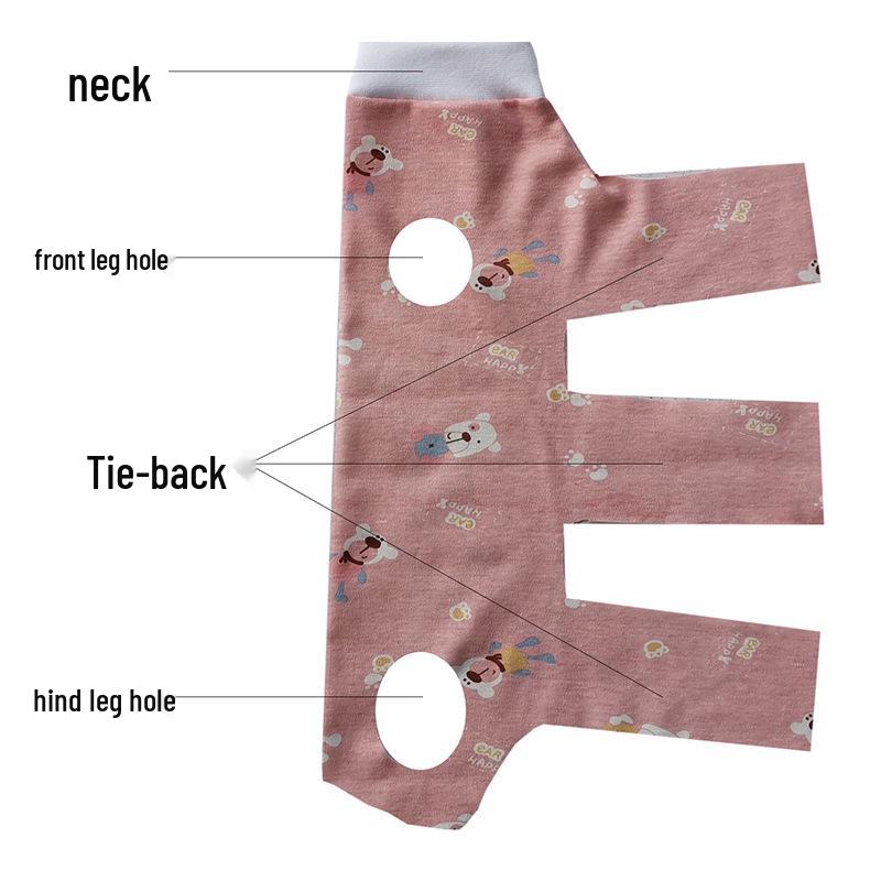 Breathable Anti-Lick & Anti-Shedding Spay Suit for Cats, Four-Legged Design