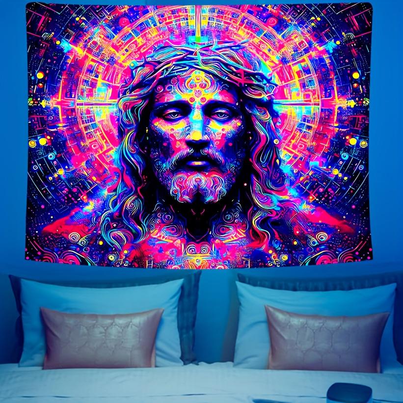 

VIKAMA Tarot Magic Hand Astrology Tapestry Floral Astrological Motifs for Bedrooms and Dormitories Decorative Hanging Cloth 74x94cm(29x37in)