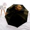 1pc Sword Warrior Automatic Folding Umbrella - Compact 8-Rib Design, Durable Plastic & Iron1299L
