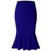 Women Summer Skirt One-Step Skirt Package Hip Beauty Fashion Mermaid Skirt Large Size