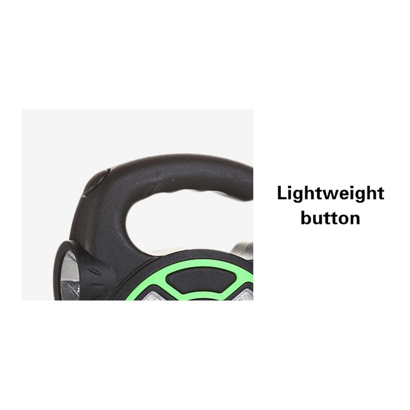 Battery Powered Portable Cob Led Work Light Handheld Lantern Flashlight Outdoor Tent Camping Lights With Handle (Without Battery