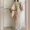 Original Chinese Warring States Style Hanfu Set,Embroidery Long Gradient Robe, Daily Wear & Stage Performance Outfit For Women