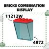 18Pcs/lot 4872 Windshield 3x4x4 Glass Window Construction Bricks MOC Accessories Works With Featuring Blocks Kids Playthings Gift Idea Box