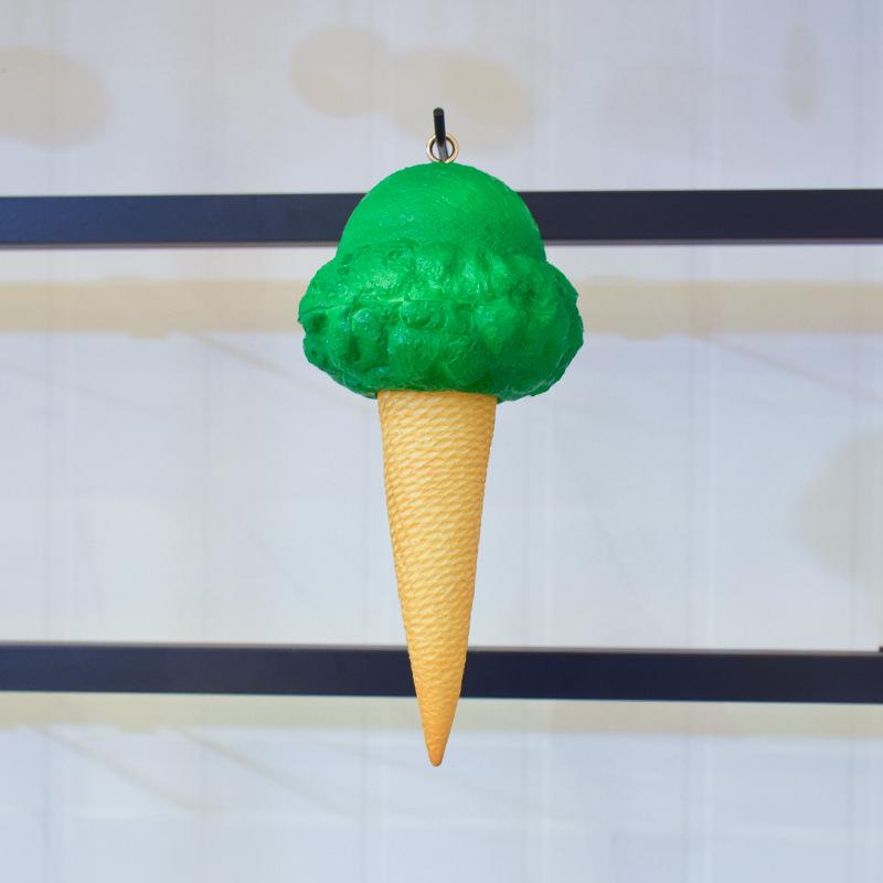 Green Yuan Ice Cream Model Light Display for Shop Decor & Renovation