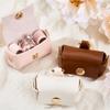 1Pc Mini Wedding Leather Ring Box For Proposing Dog Collar Pendant Ring Box Engagement Wedding Ring Storage Box