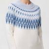 2024 Autumn/Winter Women's Round Neck Color Block Loose Knit Sweater - Hot Selling Fashion Pullover