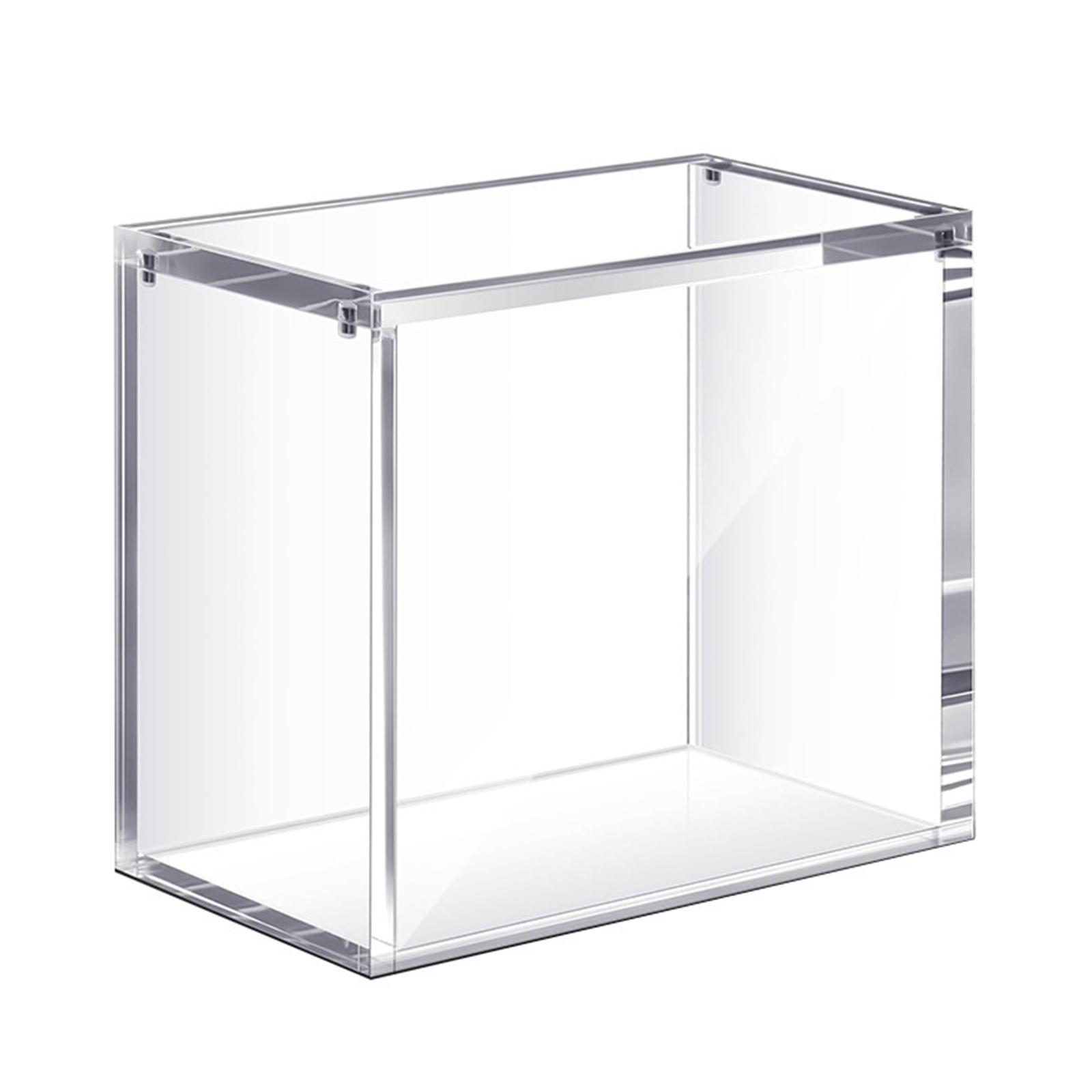 

Clear Acrylic Display Box Stackable Dust Cover Showcase with Magnetic Door Storage Container for Collectibles & Figures