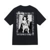 Grenzüberschreitende europäische und amerikanische Trendmarken, eine Vielzahl bedruckter Herren- und Damen-Kurzarm-T-Shirts, 220 Gramm lockere Streetwear-T-Shirts