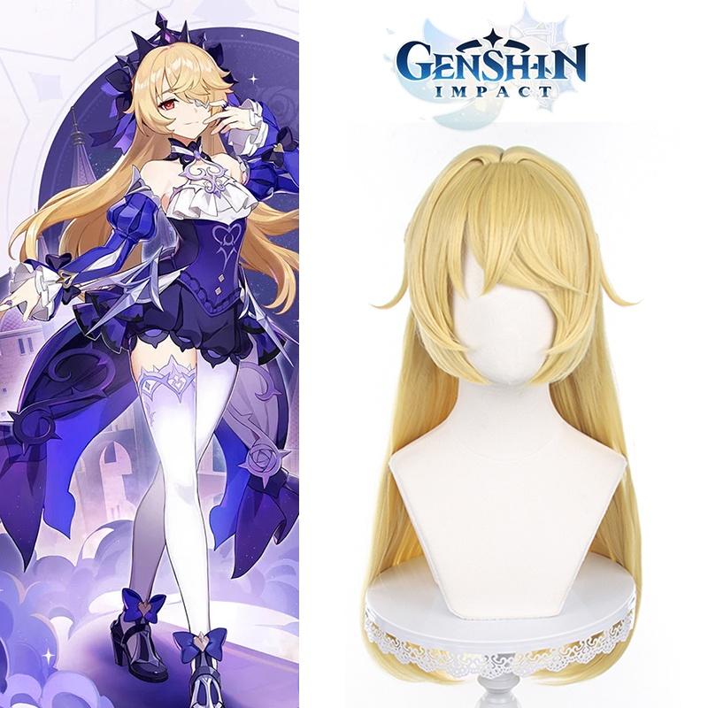 Genshin Impact Fischl Cosplay Wig Halloween Carnival Props