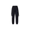 Fila Embroidered Logo Multi-Pocket Woven Jogger Pants Men Bottoms Black F11M149802F-BK