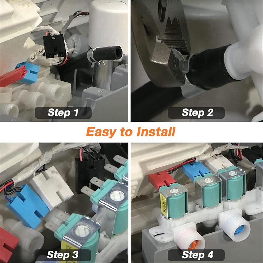 DC97-15459H AP5621731 Washer Water Inlet Valve for Samsung Washer WA50R5200AW/US WA45H7000AW/A2 WA45M7050AW