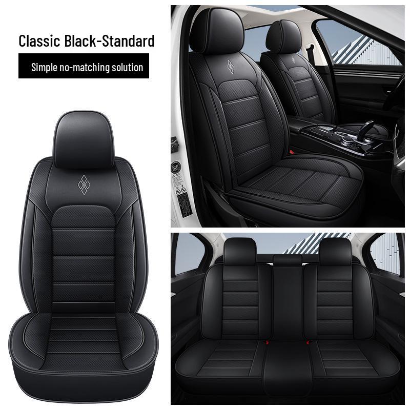 Universal Nappa Leather Car Seat Cover - Four Seasons, Full Coverage