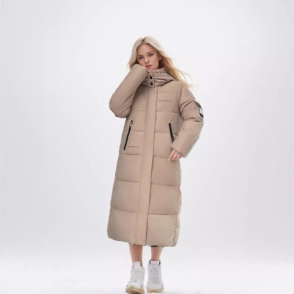 GMXIA Damskie kurtki i płaszcze w stylu vintage casual w jednolitym kolorze, jesień/zima, długi rękaw, z kapturem