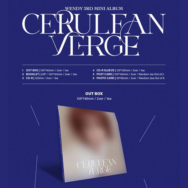 WENDY - 3rd MiniI Album [Cerulean Verge] Digipack Ver.