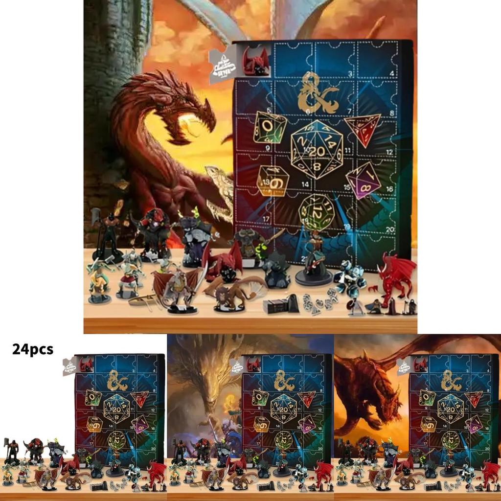 Dungeons And Dragons Adventní kalendář Dárková sada s překvapivými sběratelskými předměty pro sváteční oslavy