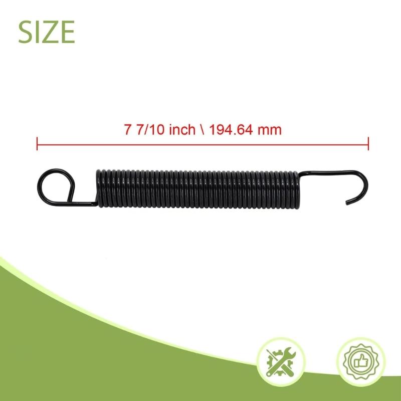 2Pcs Heavy Duty Idler Pulley Return Spring Steel Construction for Select Models 532196105 196105