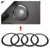 4Pcs Carbon Fiber Style Car Door Speaker Ring Trim Cover for BMW 3 Series F30 GT F34 13 18