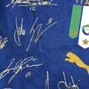 PUMA Italy 2006 World Cup Victory T-Shirt [Men M/Blue] Signed Japan National(USED)