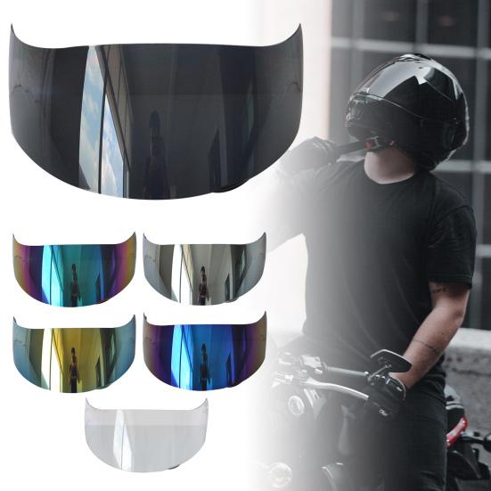 Motorcycle Helmet Visor Waterproof Anti-Ultraviolet Lightweight Sun Protection Windproof Half Helmet Lens for AGV K1 K3SV K5