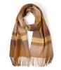 Hamilton Kilts Szalik Tartan z 100% Wełny Jagnięcej, Zimowa Stola z Długimi Frędzlami