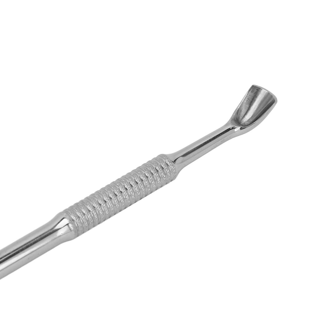 Cuticle Pusher Dual Sided Stainless Steel Slip Resistant Manicure Pedicure Cuticle Remover Tool