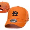 Berretto da Baseball Lettera LA Visiera Curva Regolabile Cotone Lino Cappello da Papà Uomo Donna Sport all'Aperto