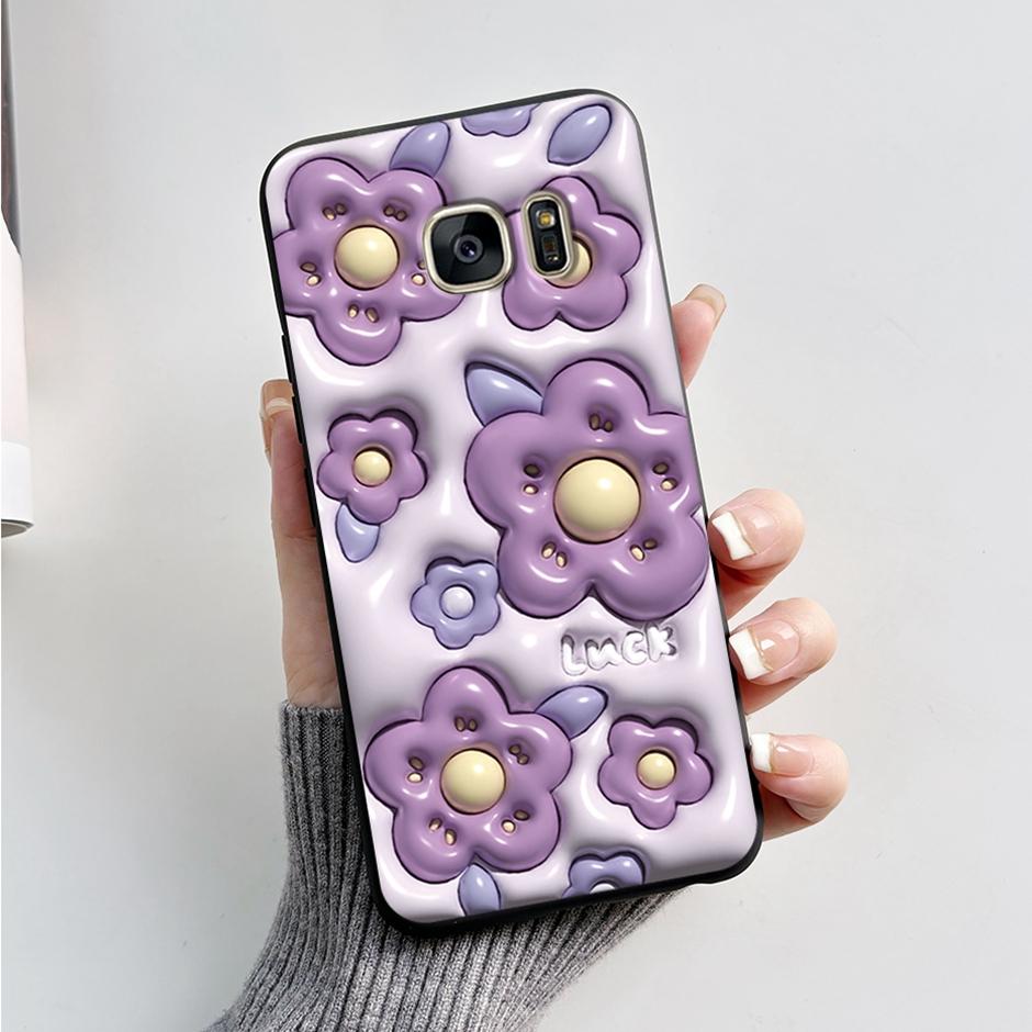 

Для Samsung Galaxy S7 Edge Новый Стиль Красивая Картина Задняя Крышка Для Samsung Galaxy S7 Edge Милый Мультяшный Чехол-Оболочка для Телефона Samsung S7 Edge