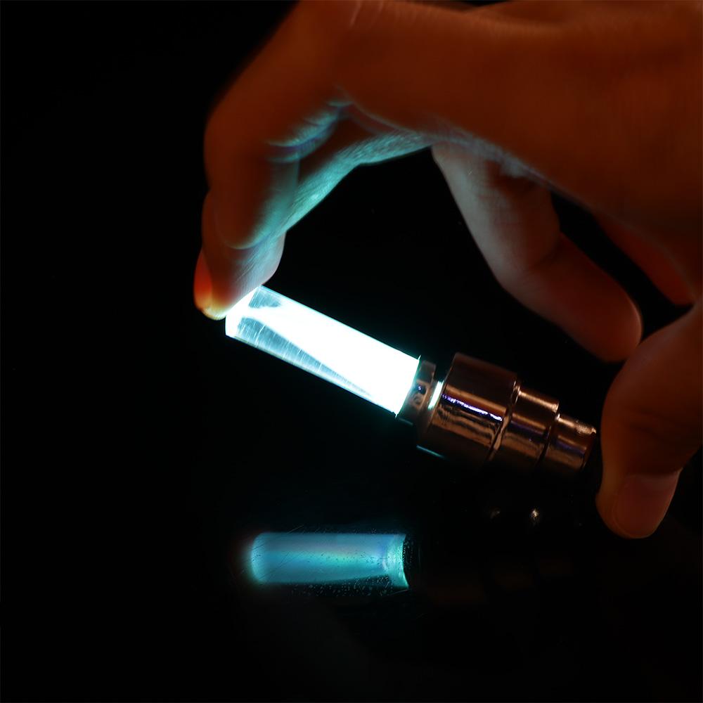 Night Light Valve Caps Bike Tyre Wheel Lamp Tire Lamp Bike Decoration LED Light Bicycle Accessories