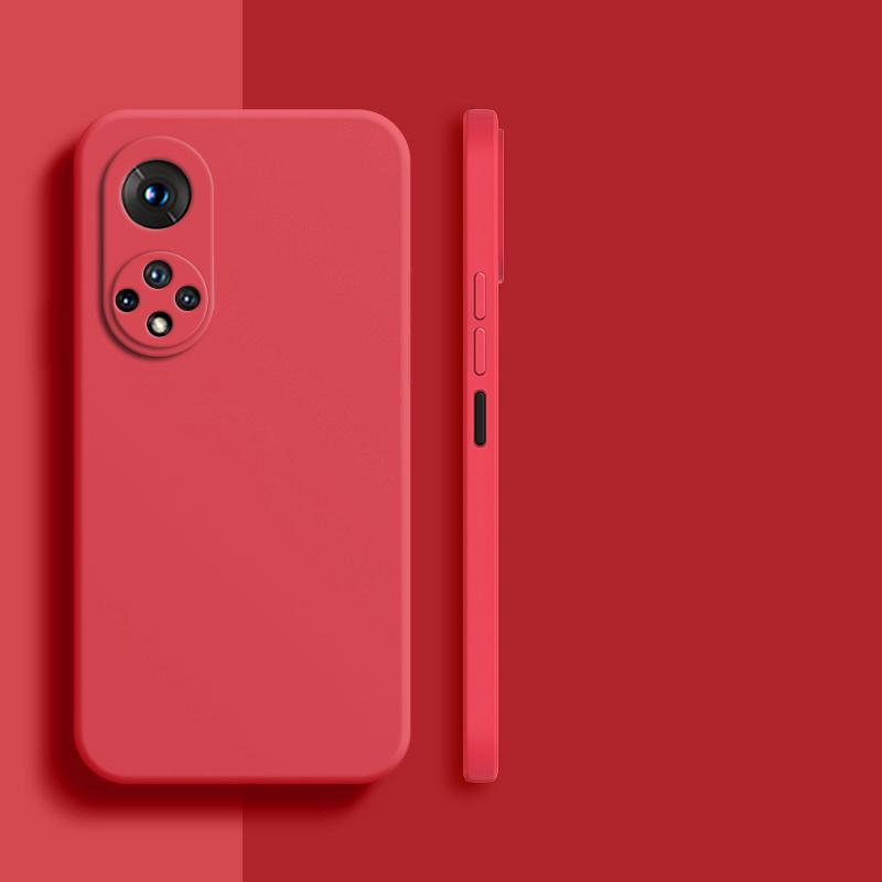 

Чехол для Honor 50 Чехлы для Honor 50 Чехлы Роскошный TPU Противоударный Жидкий Силиконовый Защитный Чехол для Телефона Для Honor 50 Honor 50 красный