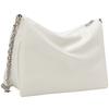 New CALVIN KLEIN Synthetic Material Shoulder Bags Small Square Bag Crossbody Bags Medium Size Women's Ivory White DH3575-115