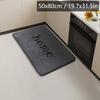 Long Flannel Kitchen Floor Mats Water and Oil Absorption Soft Mats Household Non-slip Mats Bathroom Mats Door Mats