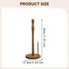 Paper Towel Holder Wooden Organizer Kitchen Roll Dispenser for Cooking