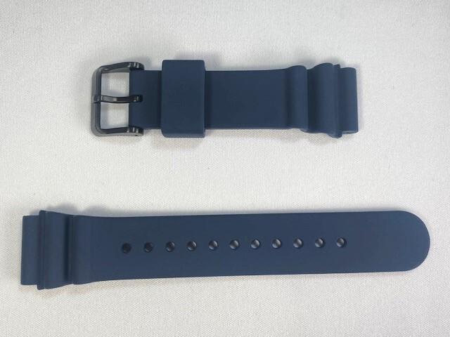 R029013M9 SEIKO Prospex 22mm Silicone Band Navy for via SBEP015/ S802-00B0 (Ships Nekoposu)