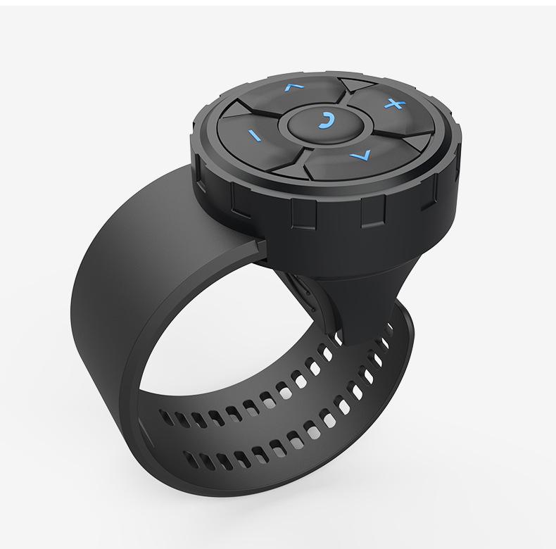 Smart Bluetooth Remote for Self-Timer & Calls, Compatible with Apple & Android Phones