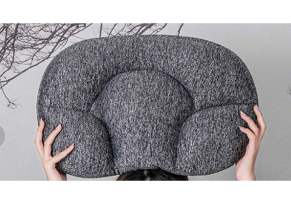

Multi-Functional Egg Pillow for Neck, Waist, and Sleep Support OPP Packaging хизер серый