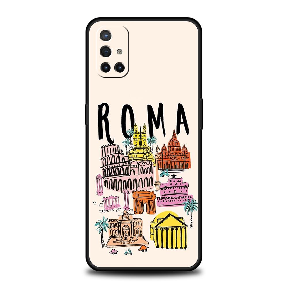 

Phone Case For OnePlus 15 13 12 11 10 9 8 7T Pro 13T 13R 12R 10R 9RT 8T Nord 2T CE 2 3 5G Lite Cover New York City Cartoon Paris OnePlus Nord
