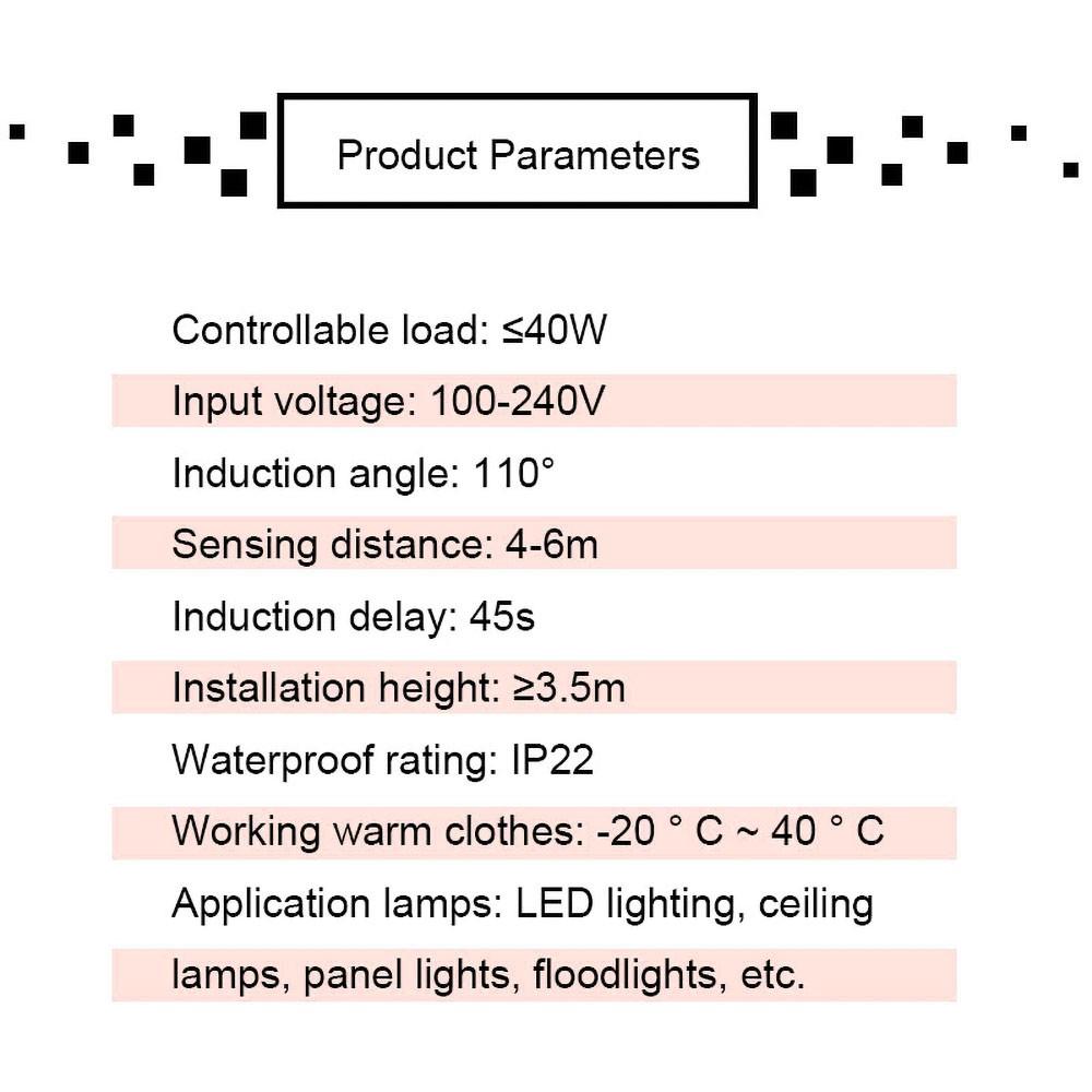 Body Induction PIR Detector Sensor Infrared Motion 110V LED Switch 220V Light Switch