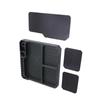 Soft Plastic Repair Storage Tray with 10 Dedicated Slots Compartments and Magnetic Surfaces for Model Assembly