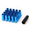 20 PCS Iron Electroplate colorful Car Modification Wheel Nuts 49mm Length Racing Lug Nuts Bolts M12x1.5 For KIA Lincoln Suzuki