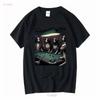 New Limited Game Night Time Dogs On Billiards Pool Table Shooting 8 Ball T Shirt Long Or Short Sleeves Vintage Washed Stretched